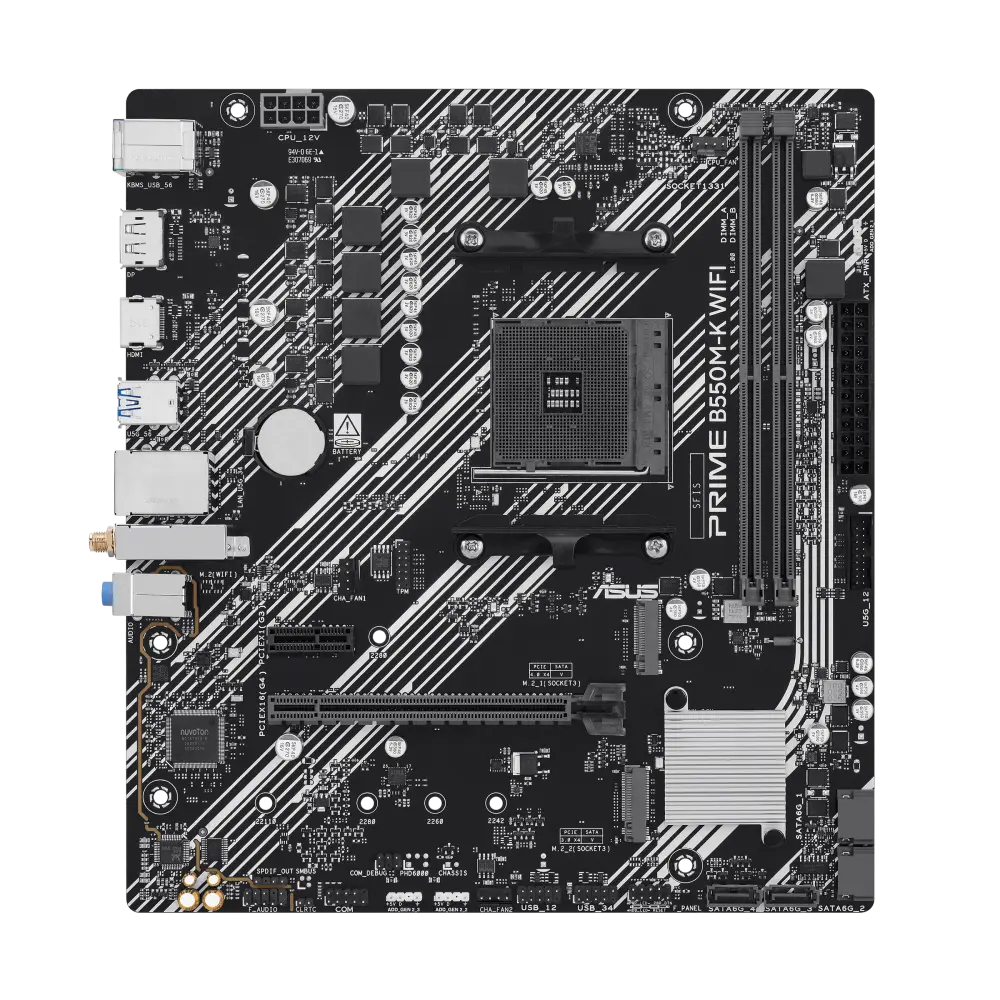 ASUS PRIME B550M-K WIFI-CSM official product image