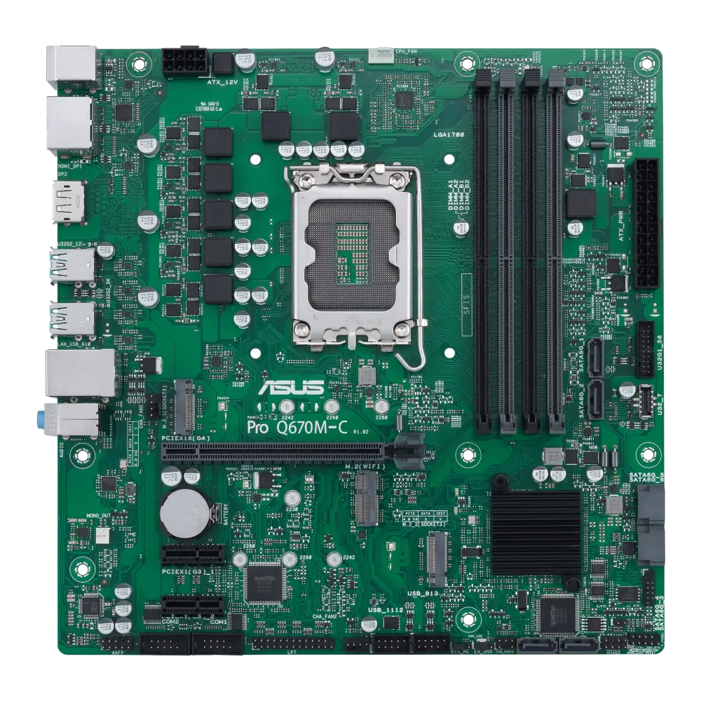 ASUS Pro Q670M-C-CSM official product image