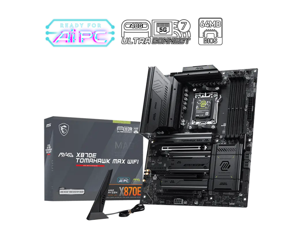 MSI MAG X870E TOMAHAWK MAX WIFI official product image