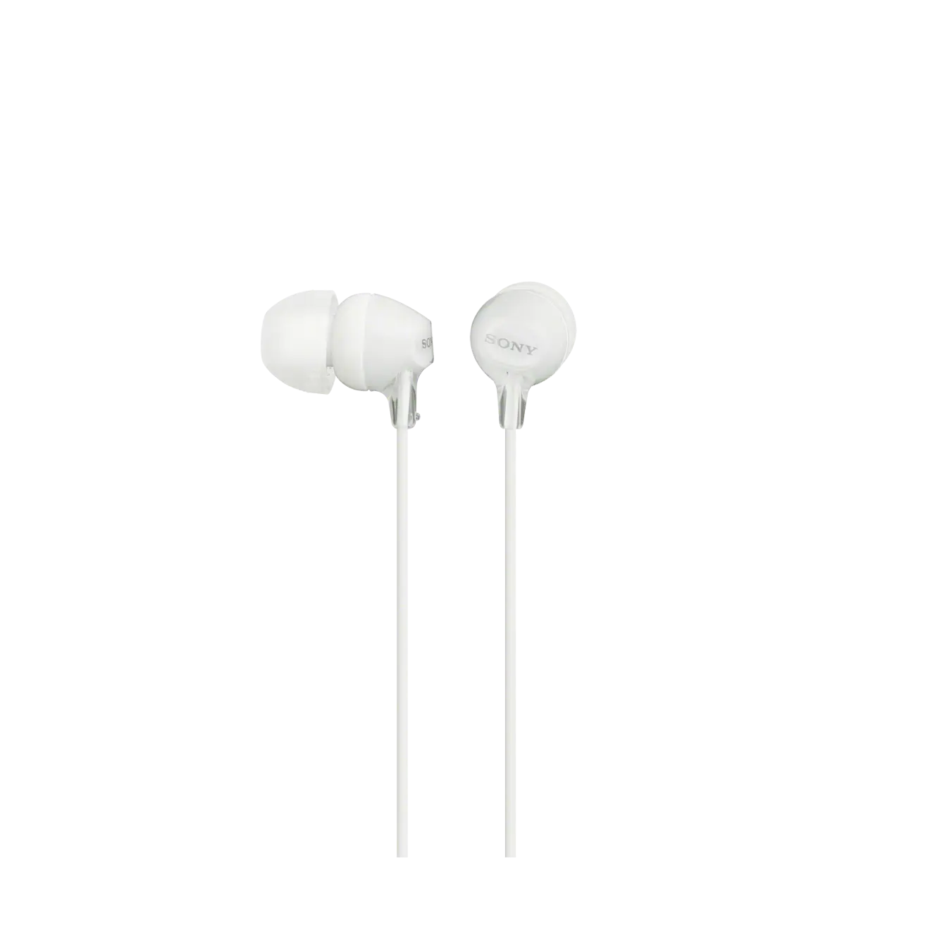 Sony MDR-EX15LP in White, official image for MDREX15LPW.AE