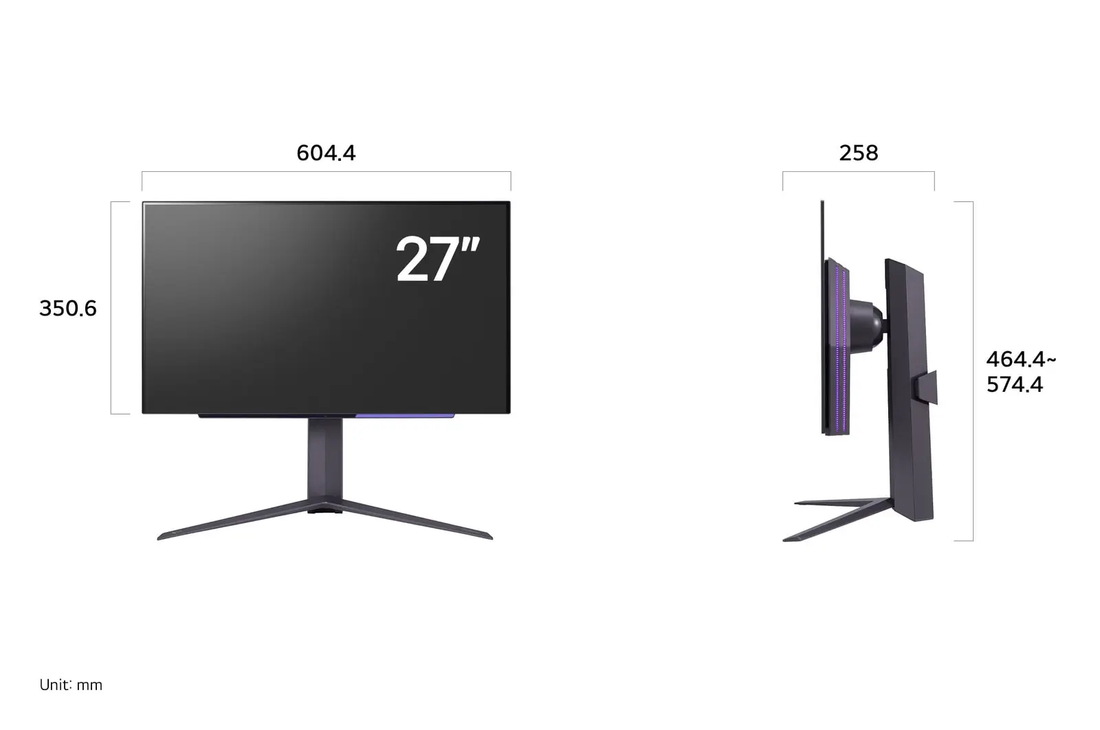 LG 27GS95QE-B official product image