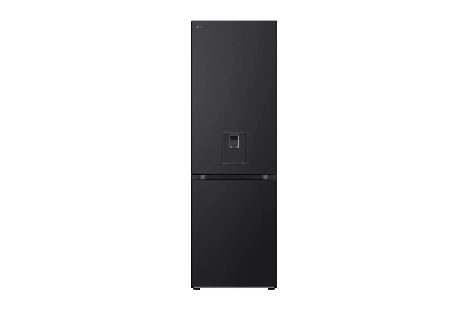 Front view of 343L Linear Cooling™ Tall Fridge Freezer, Black GBF3102EEP