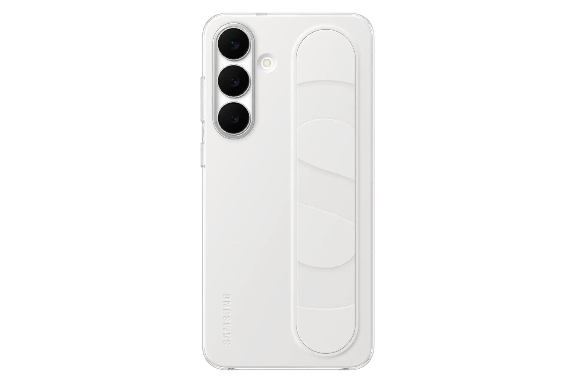 Standing Grip Case for Galaxy S25 FE Front White 