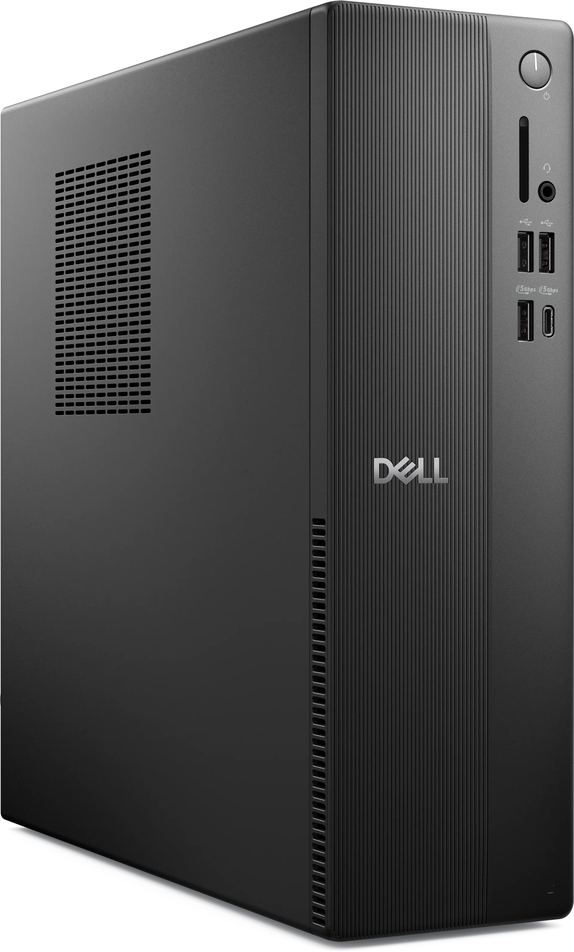 View right-facing Dell ECS1250 Slim Tower Desktop