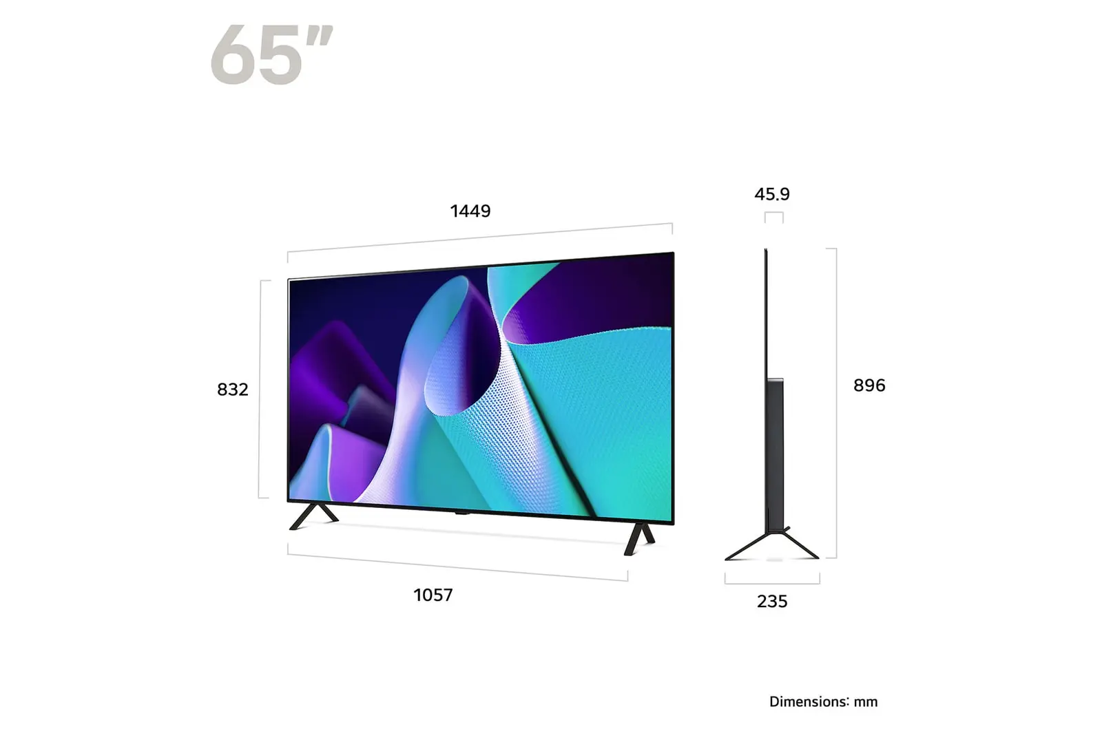 LG OLED65B42LA official product image