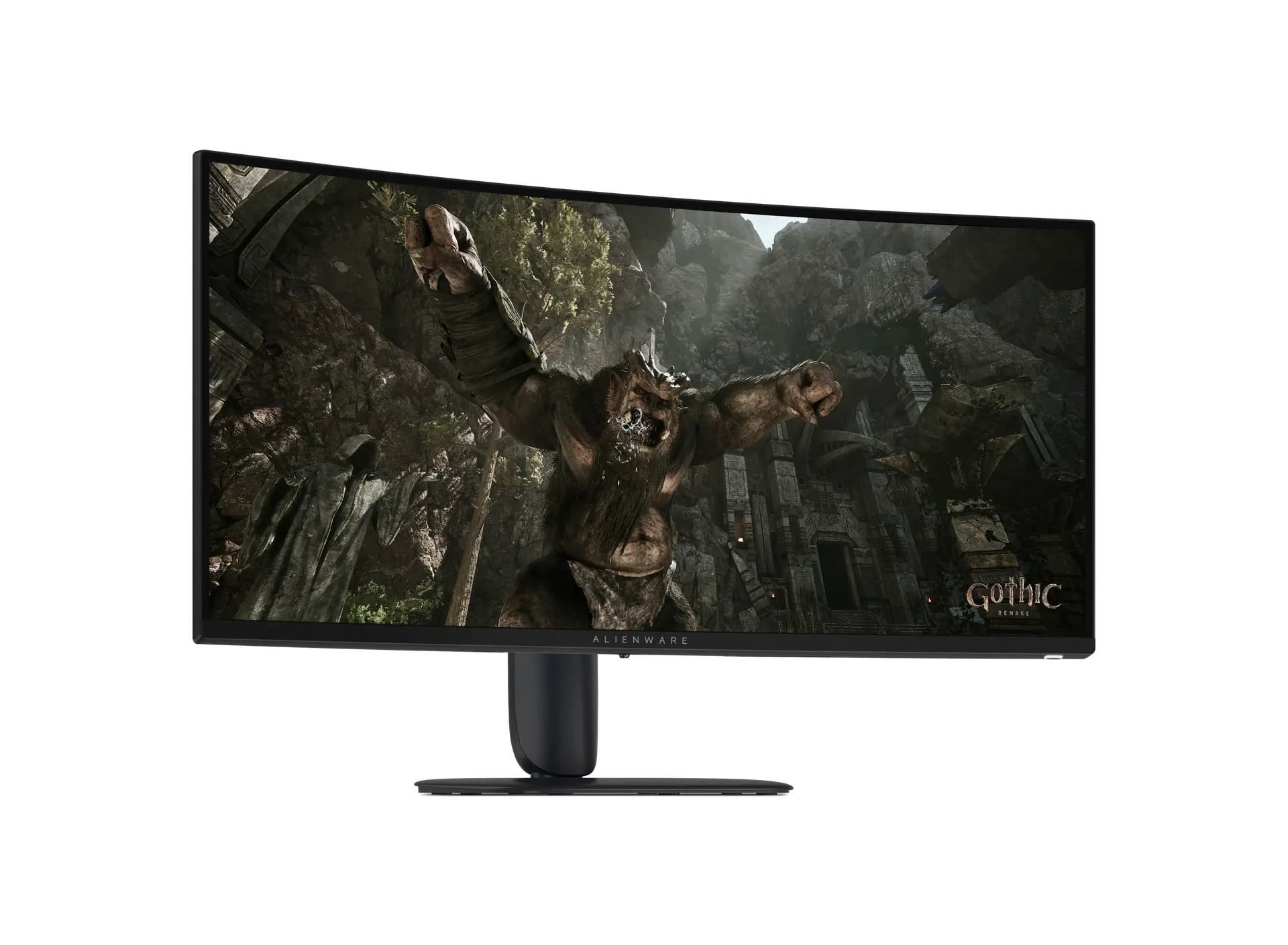 View right-facing Alienware AW3426DWM Monitor