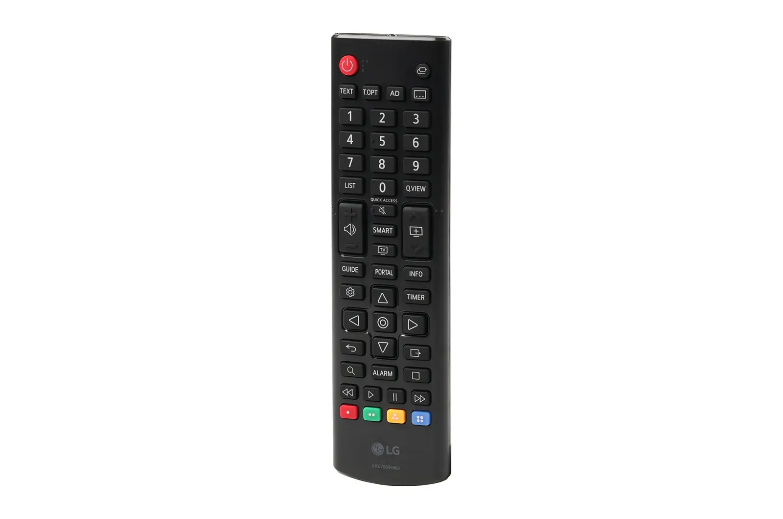 Front view of LG TV Standard Remote Control - AKB76045803 AKB76045803