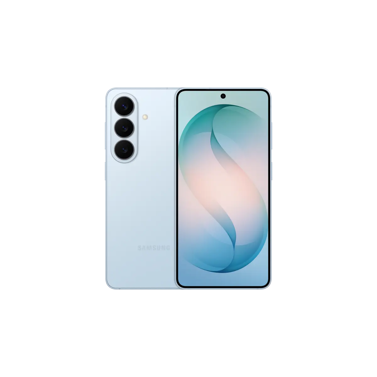 Galaxy S26 Front Sky Blue 