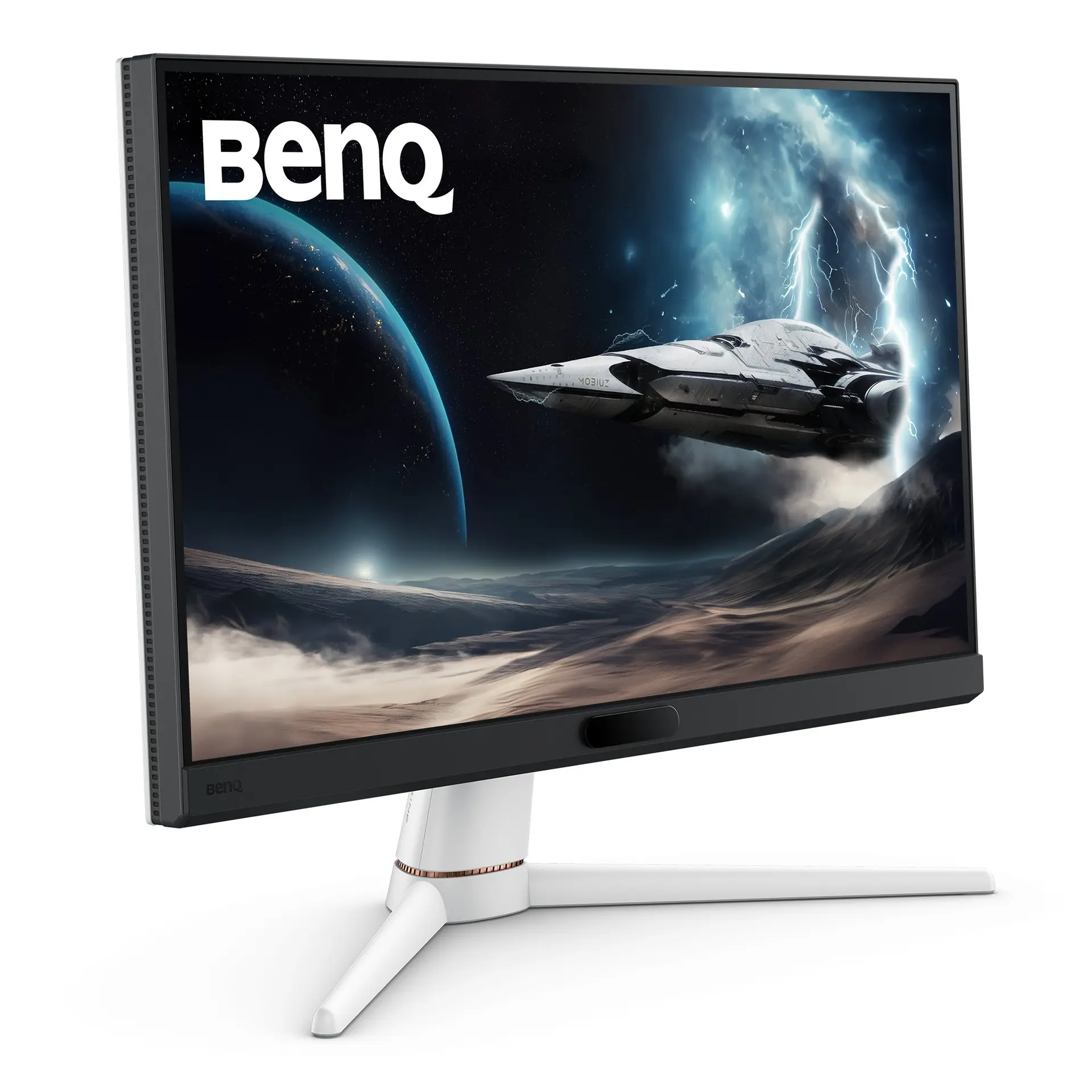 BenQ EX251 monitor, official product view showing the screen and supplied stand.