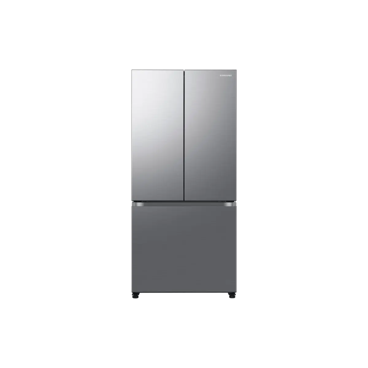 French Door Refrigerator Series 8 SpaceMax 496L Front Silver 