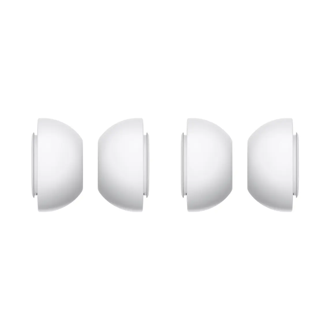 Two sets of large AirPods Pro (2nd generation) Ear Tips, shown in profile.
