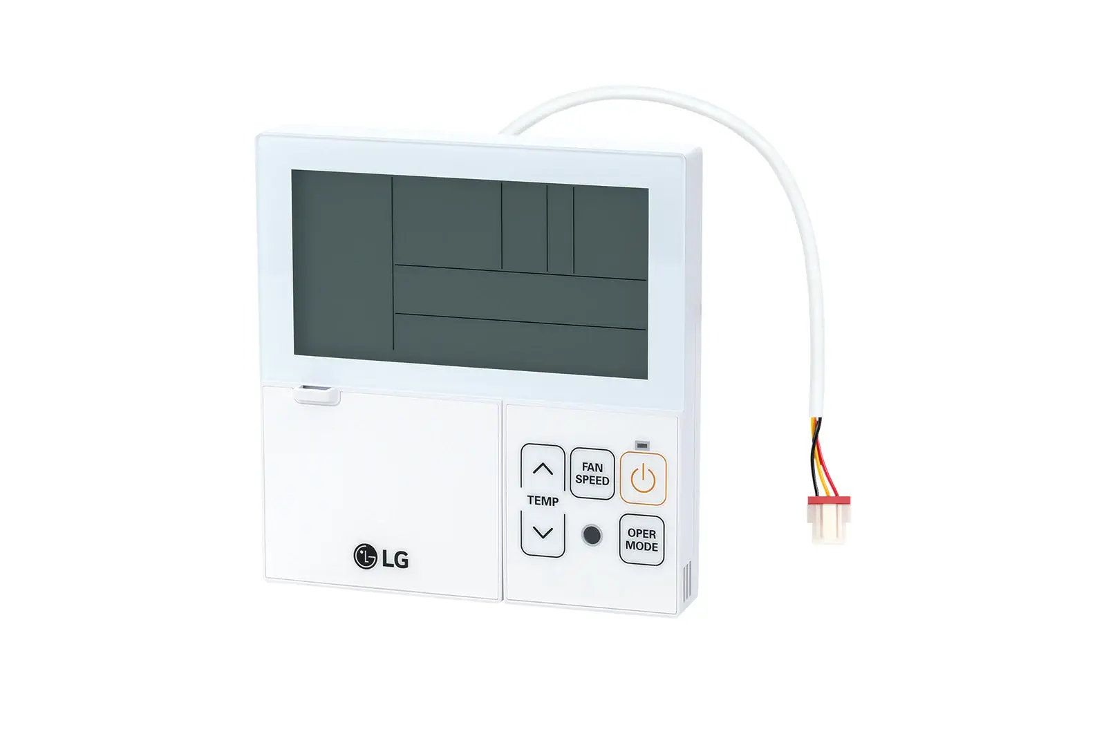 Front view of LG Commercial Air Conditioning Wired Remote Control - AKB74555308 AKB74555308