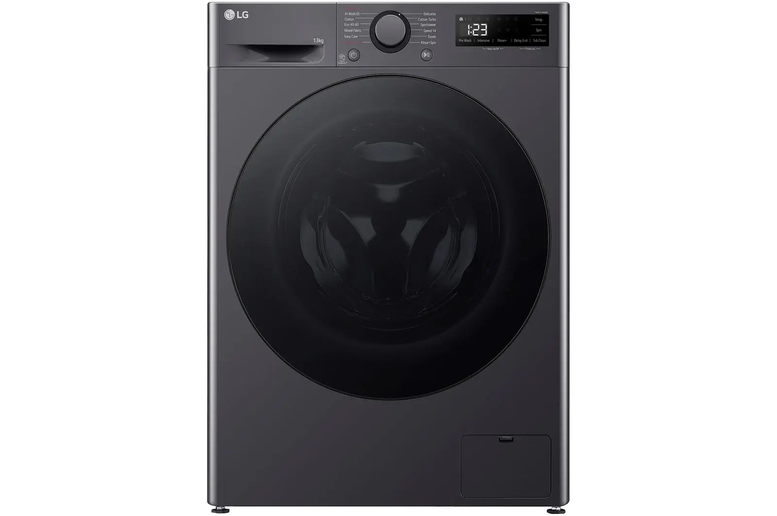 Front view of 13kg Direct Drive Washing Machine Series 4, Grey F4Y513GBLN1
