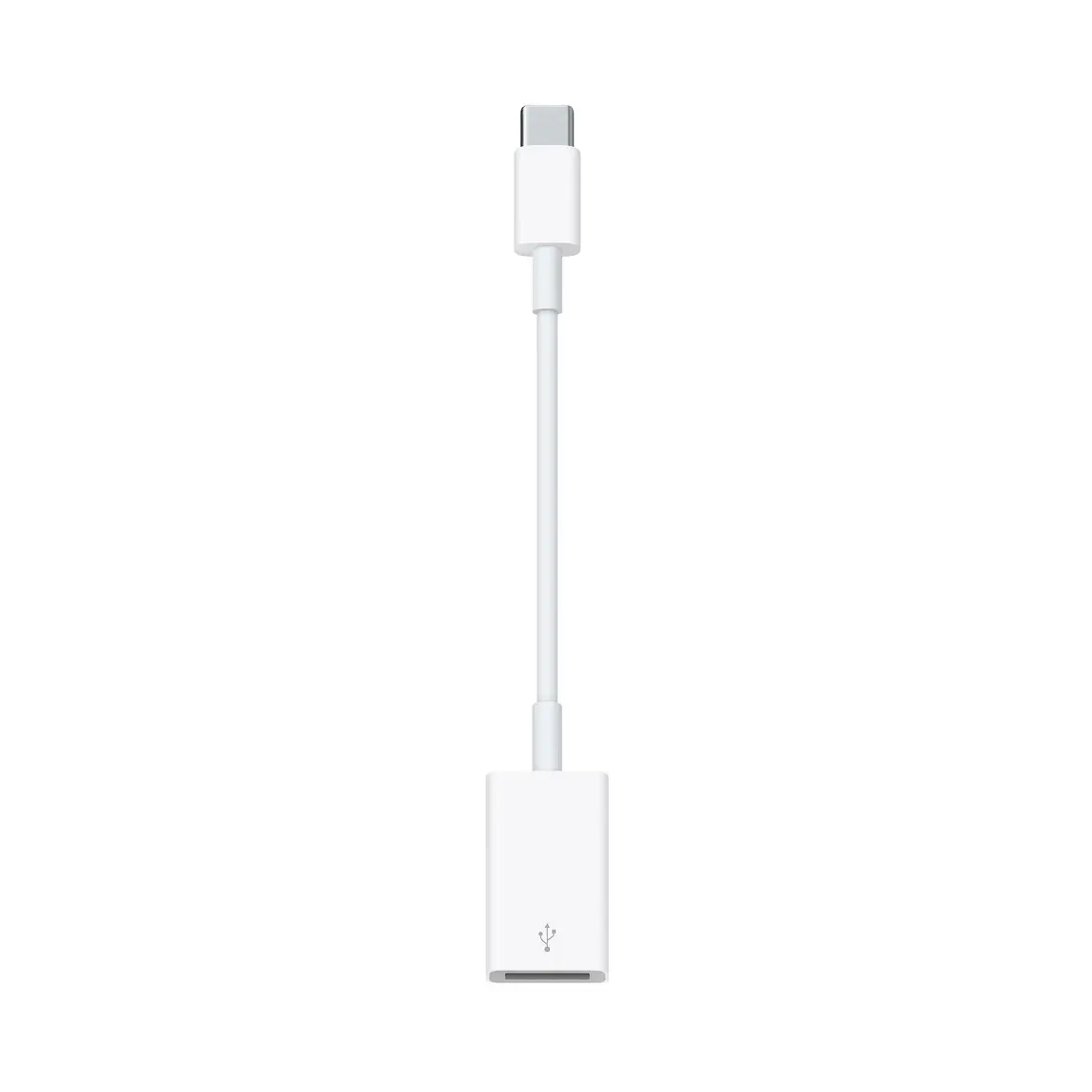 The USB-C to USB Adapter lets you connect iOS devices and standard USB accessories to a USB-C– or Thunderbolt 3 (USB-C)–enabled Mac.