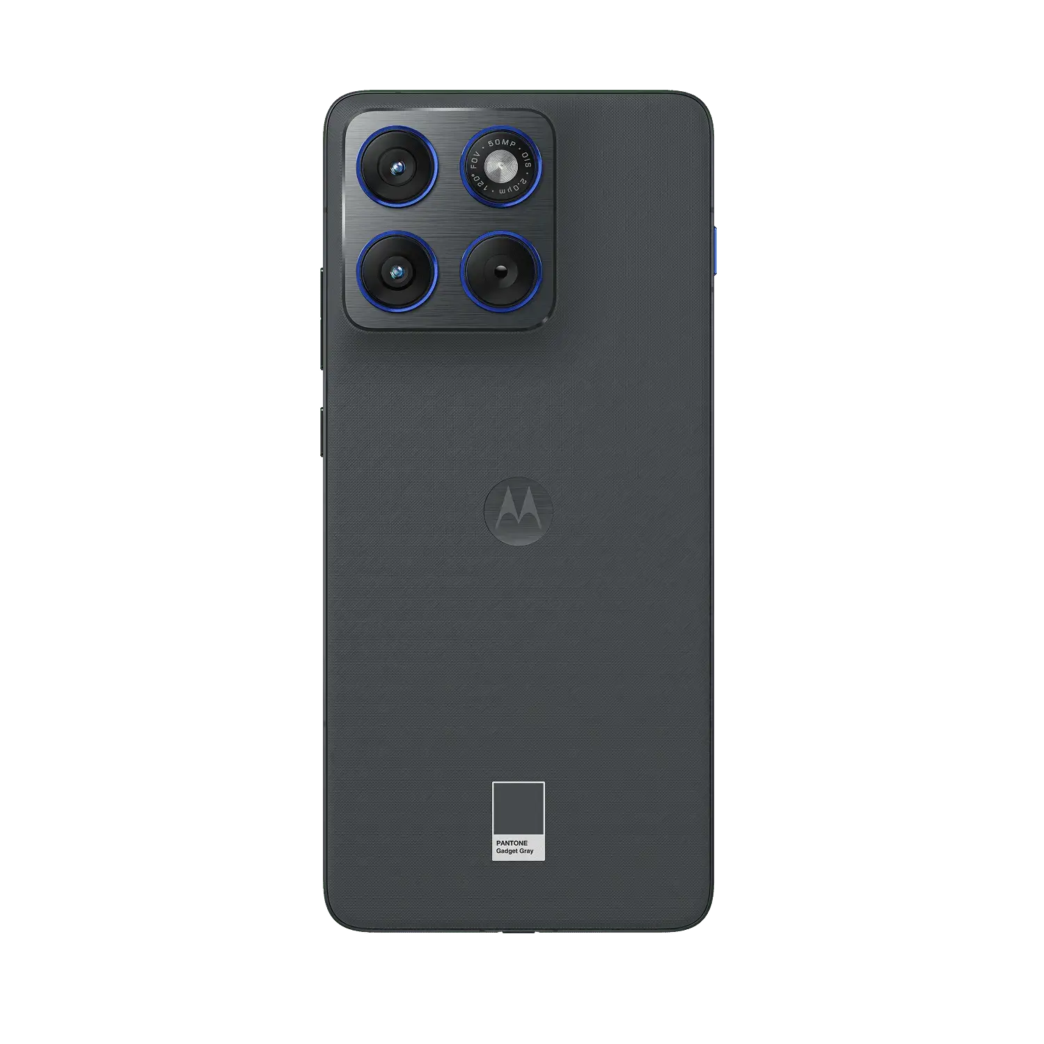 Motorola edge 70 — PANTONE Gadget Grey, manufacturer gallery for exact UK SKU PBA50000GB
