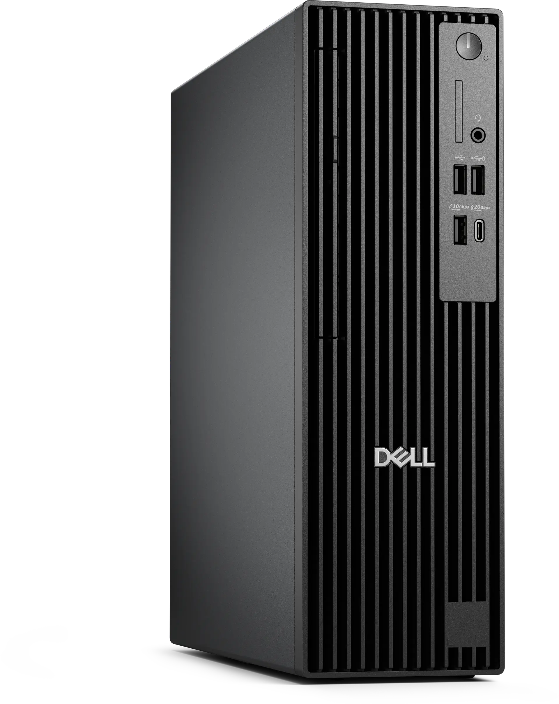 View right-facing Dell Pro (QBS1250) Slim Plus ODD Desktop