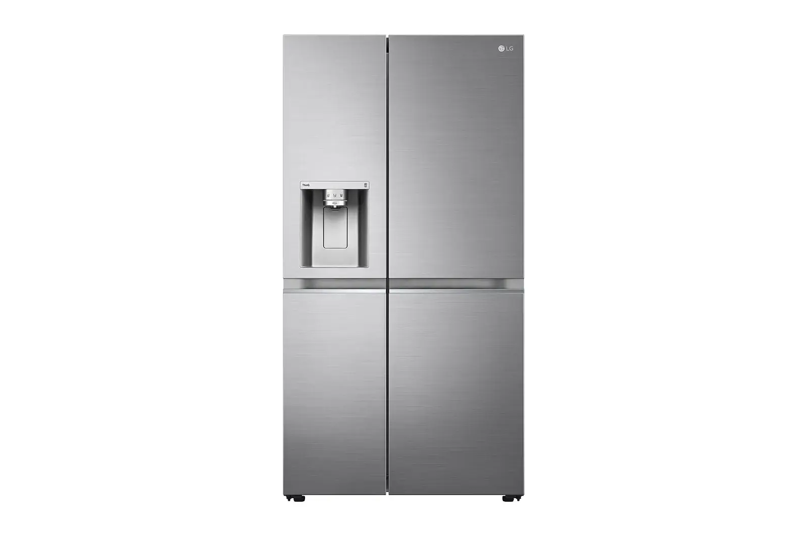 Front view of 635L Door-in-Door™ American Style Fridge Freezer, Silver GSJV90PZAE