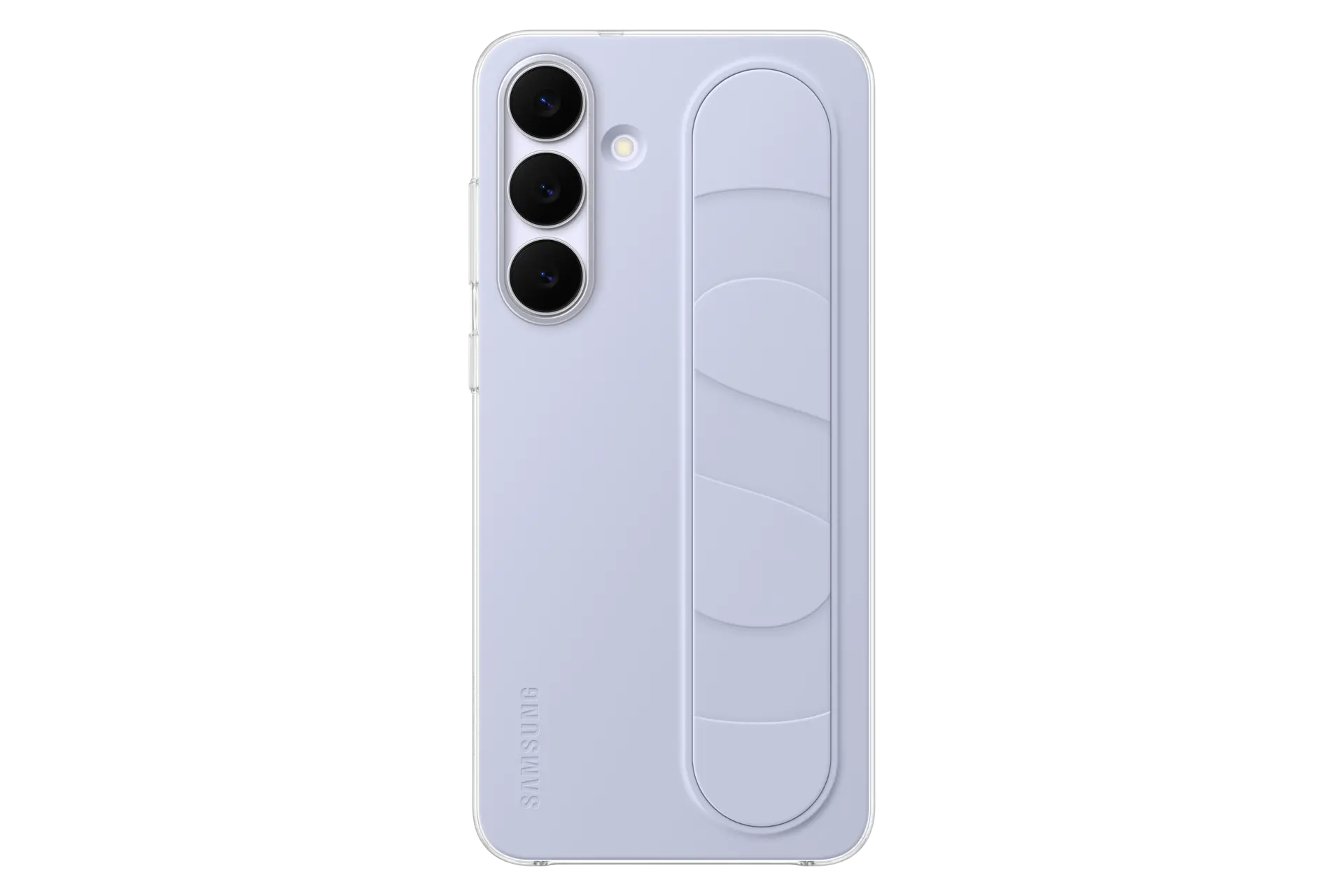 Standing Grip Case for Galaxy S25 FE Front Light Blue 