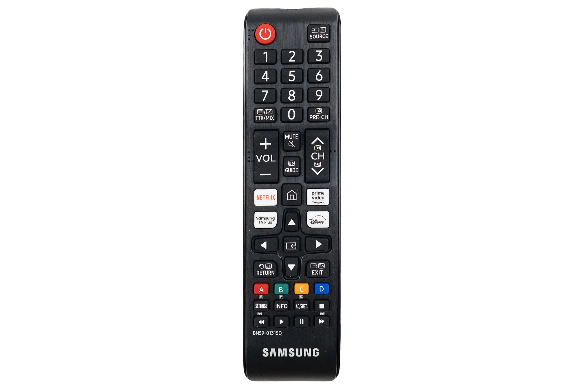 Television Remote Control Black