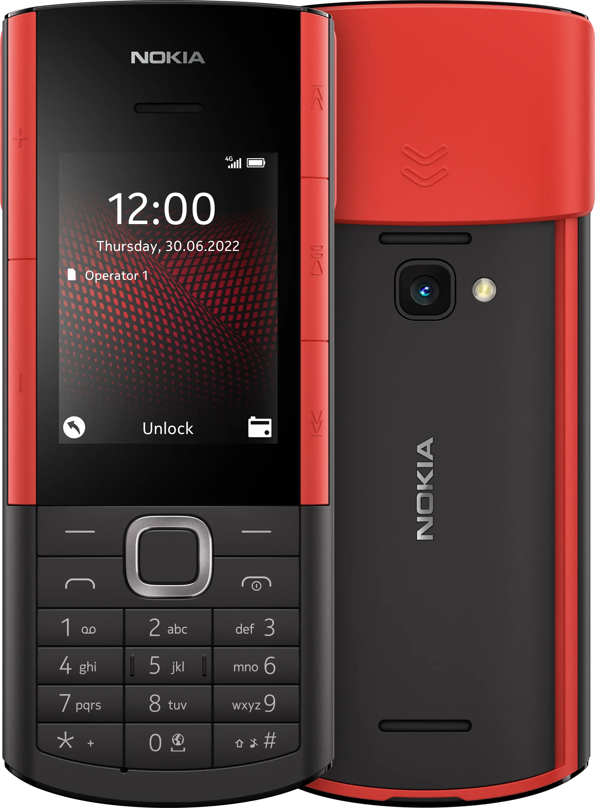 Nokia 5710 XA in Black, official exact-configuration product image.