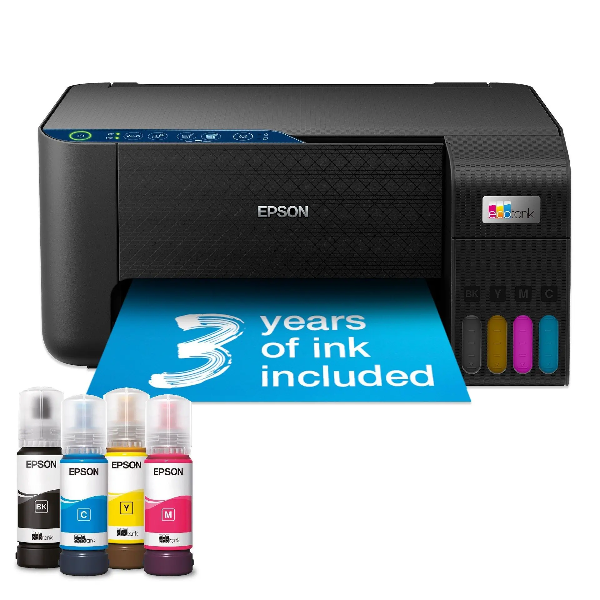 Epson EcoTank ET-2861 A4 Multifunction Wi-Fi Ink Tank Printer, With Up To 3 Years Of Ink Included — exact C11CJ67426 manufacturer product image