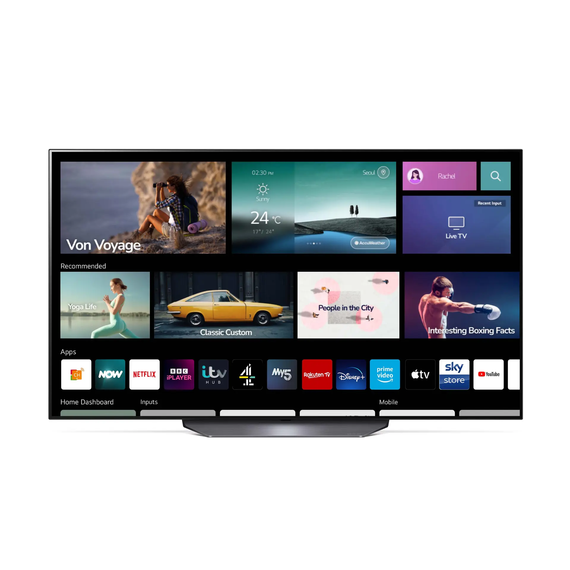 LG OLED77B26LA official product image