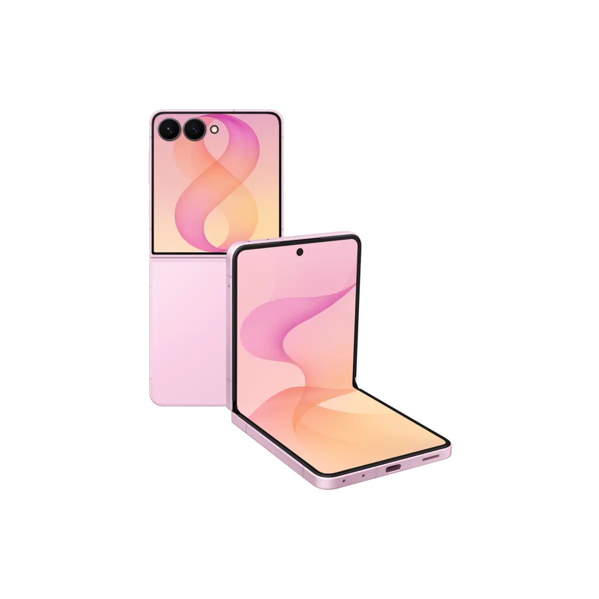 Samsung Galaxy Z Flip8 in Pink, official product view