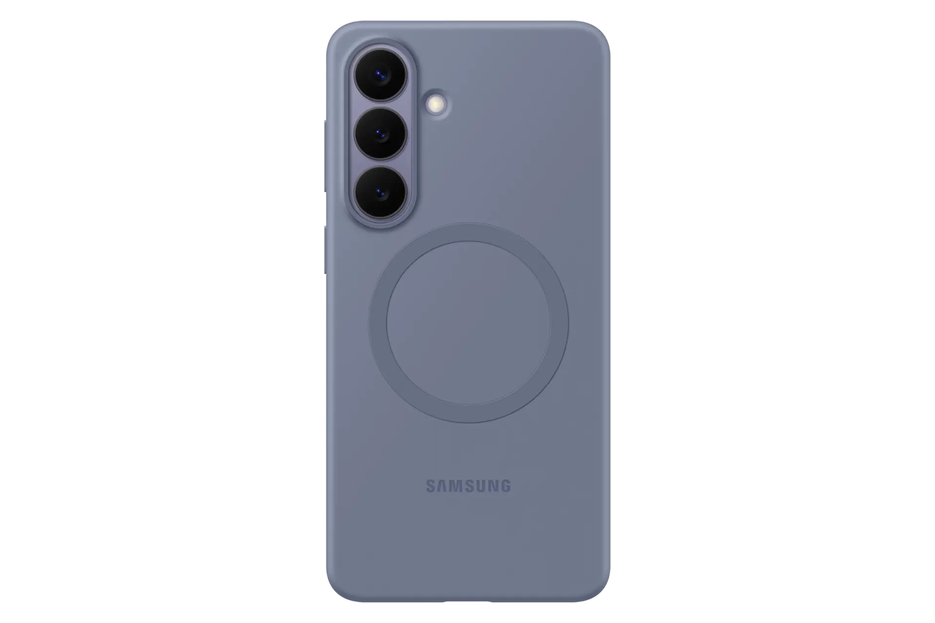 Silicone Magnet Case for Galaxy S26+ Front Blue Violet 