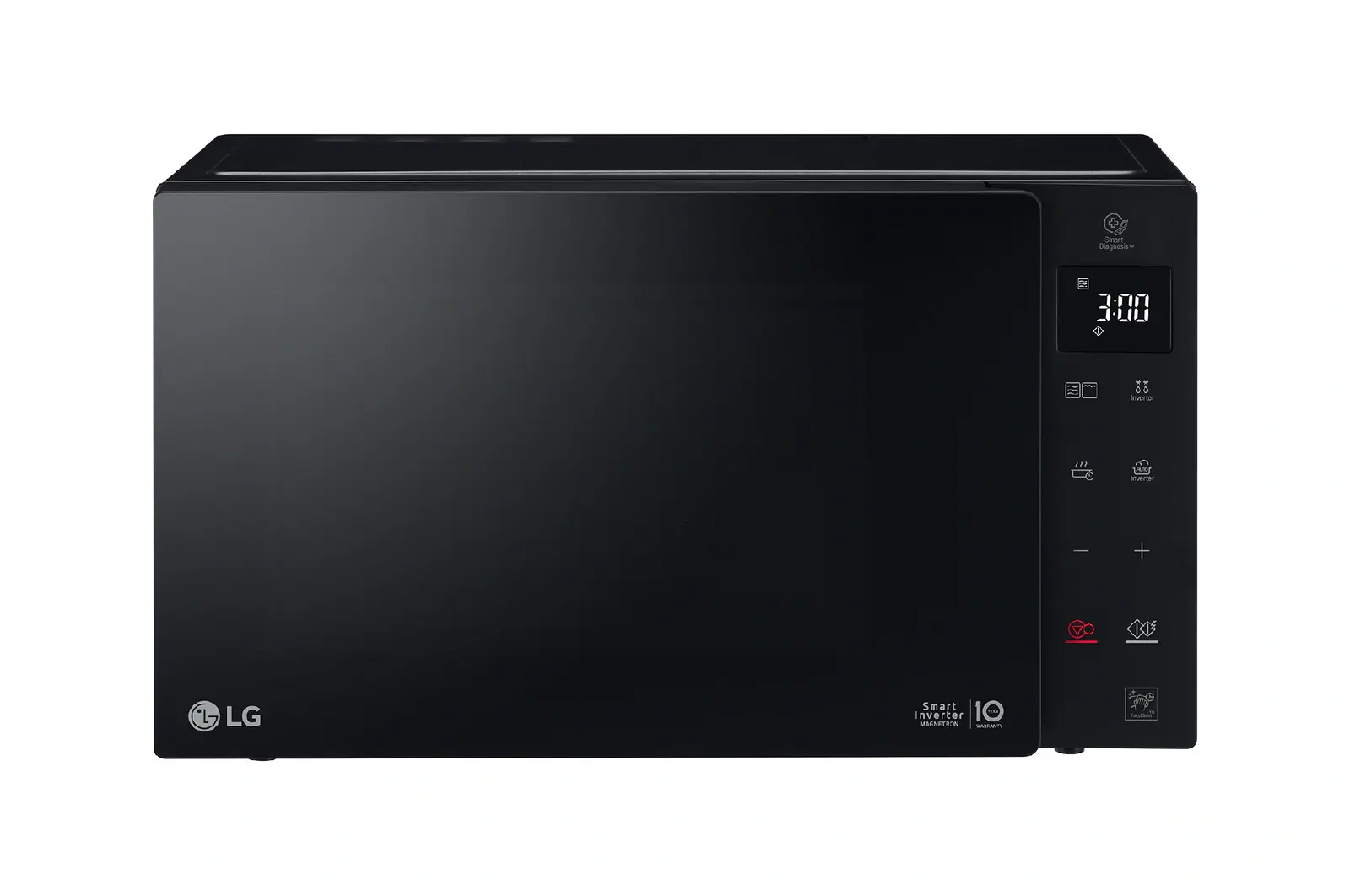 Front view of 25L 1000W NeoChef™ Microwave Oven with Grill and Touch Control Panel, Black MH6535GIS