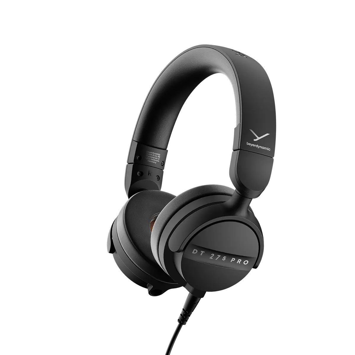 beyerdynamic DT 275 PRO compact on-ear monitoring headphones in black