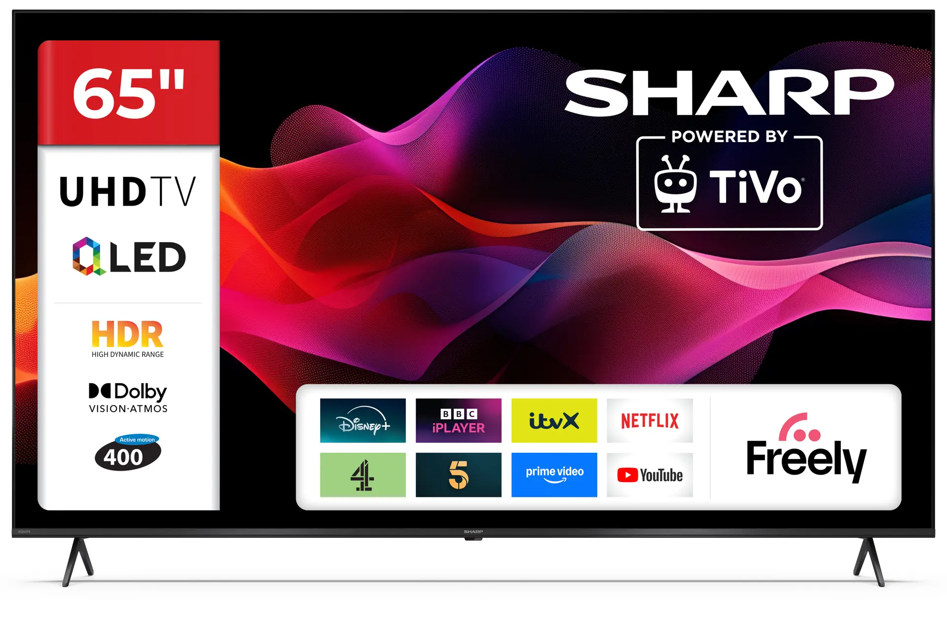 Sharp 65HM5245K television, official exact-model product image.