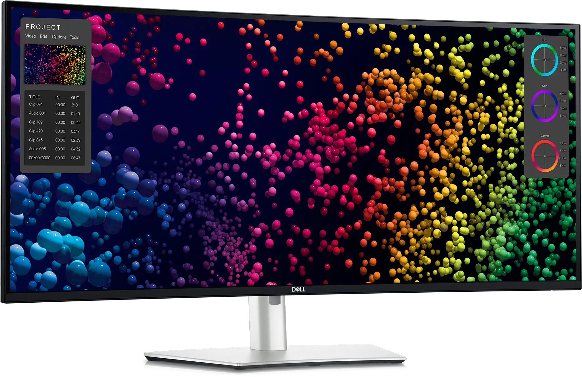 View right-facing U4025QW Ultrasharp 40-inch Monitor
