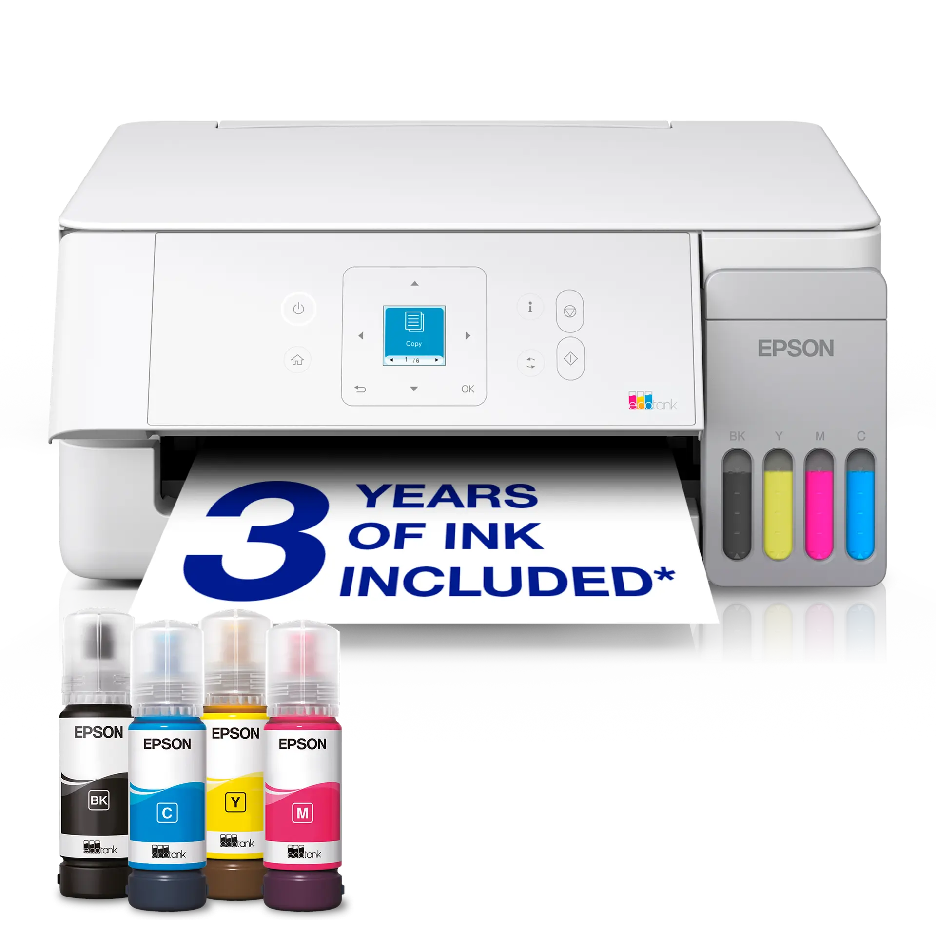 Epson EcoTank ET-2926 A4 Multifunction Wi-Fi & AirPrint Ink Tank Printer With LCD Screen And Up To 3 Years Of Ink Included — exact C11CL63403 manufacturer product image