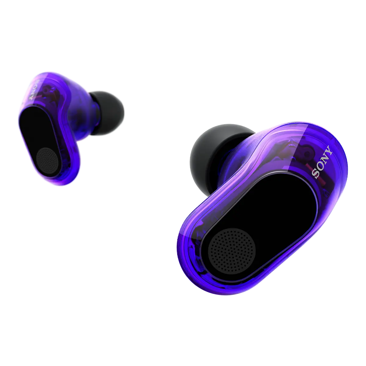 Sony WF-G700N in Glass Purple, official image for WFG700NV.CE7