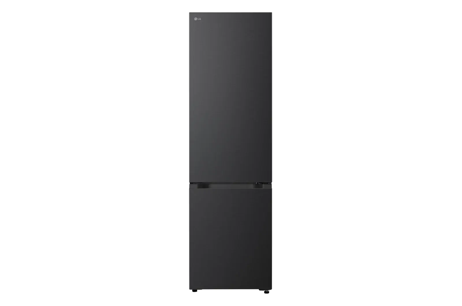 Front view of 375L NatureFRESH Tall Fridge Freezer, Black GBBS524CEV