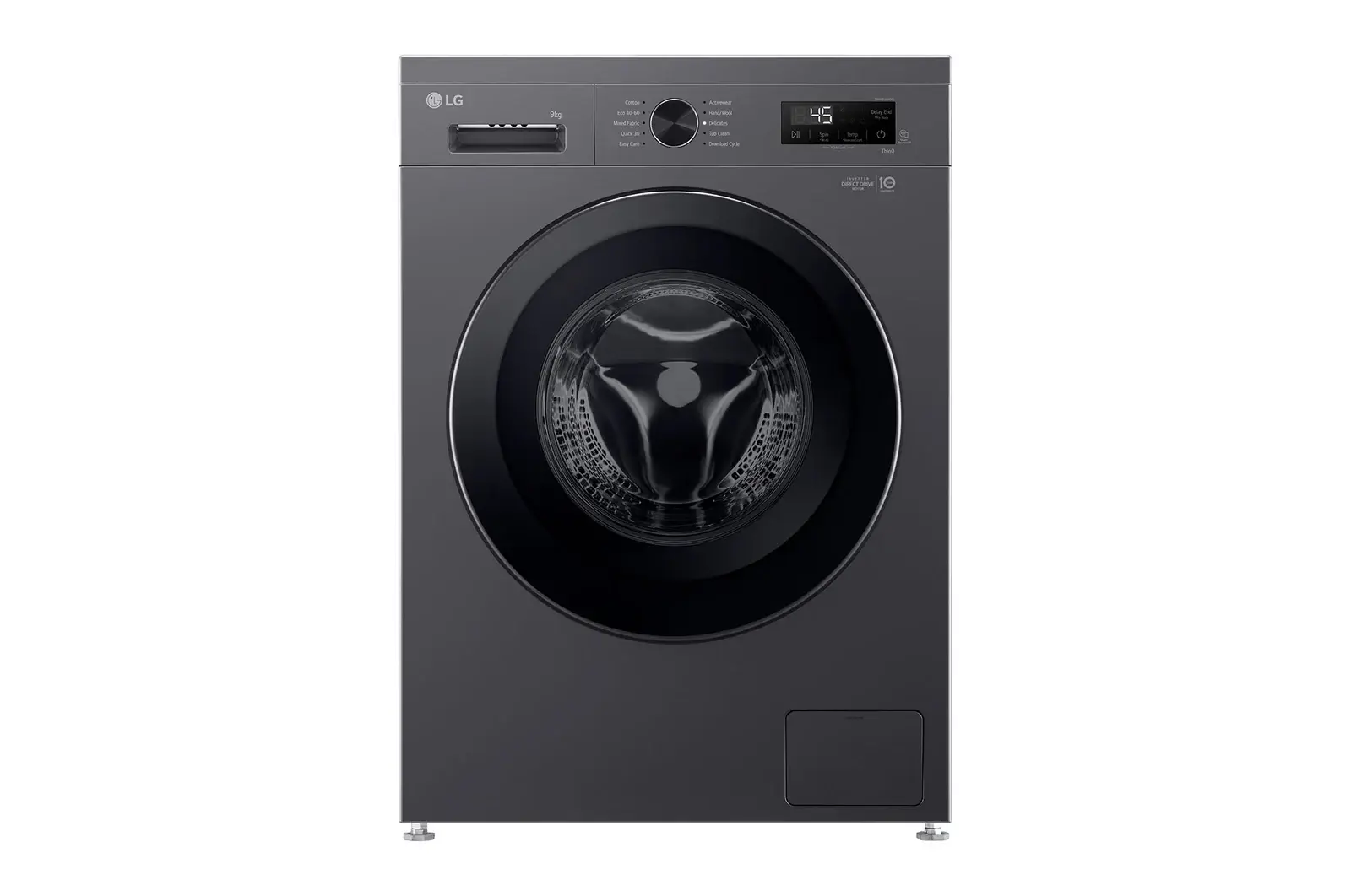 Front view of 9kg Direct Drive Washing Machine Series 2, Grey F4X1009NMK