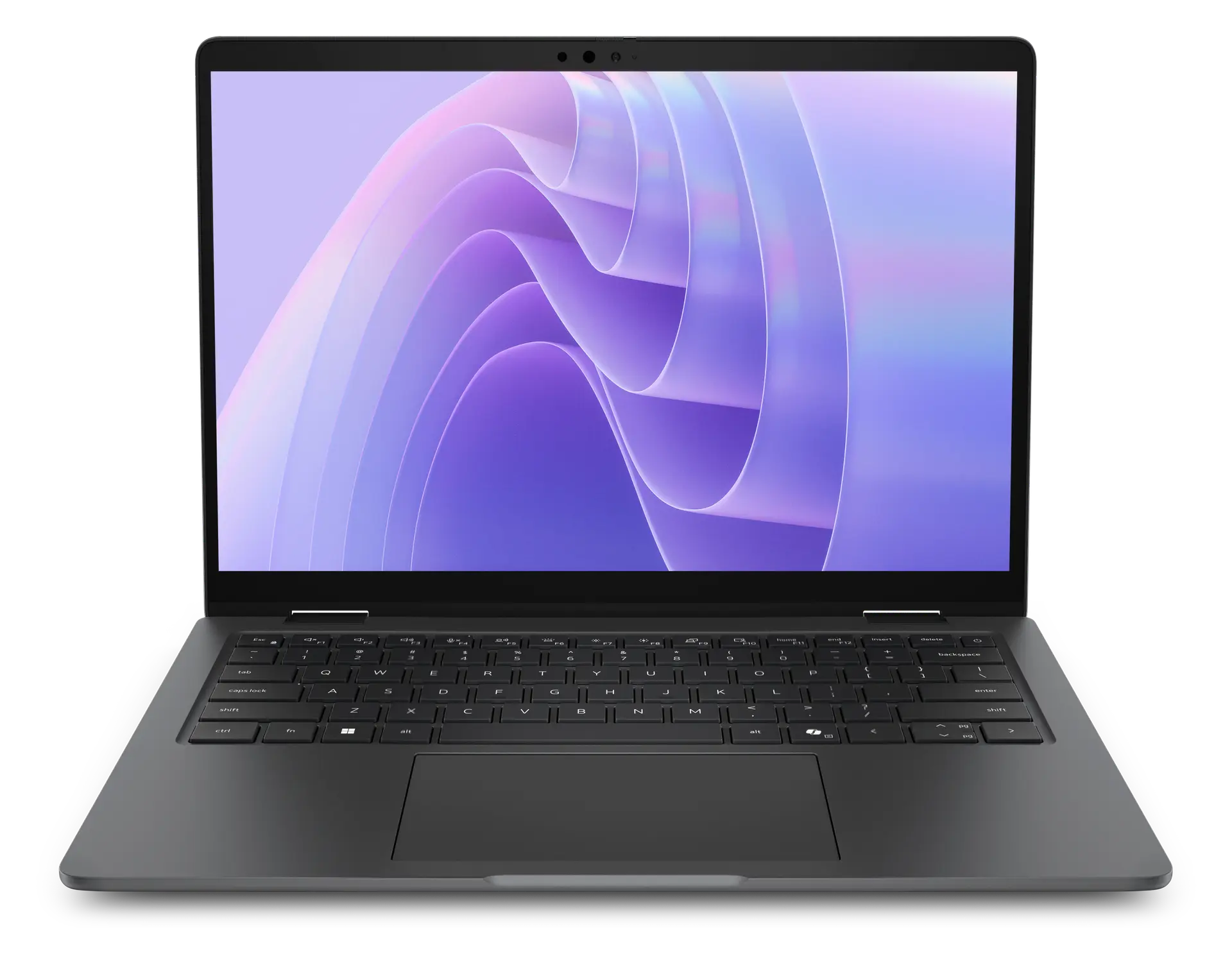 View forward-facing Dell Pro 7 Series 2 in 1 P704260 Laptop