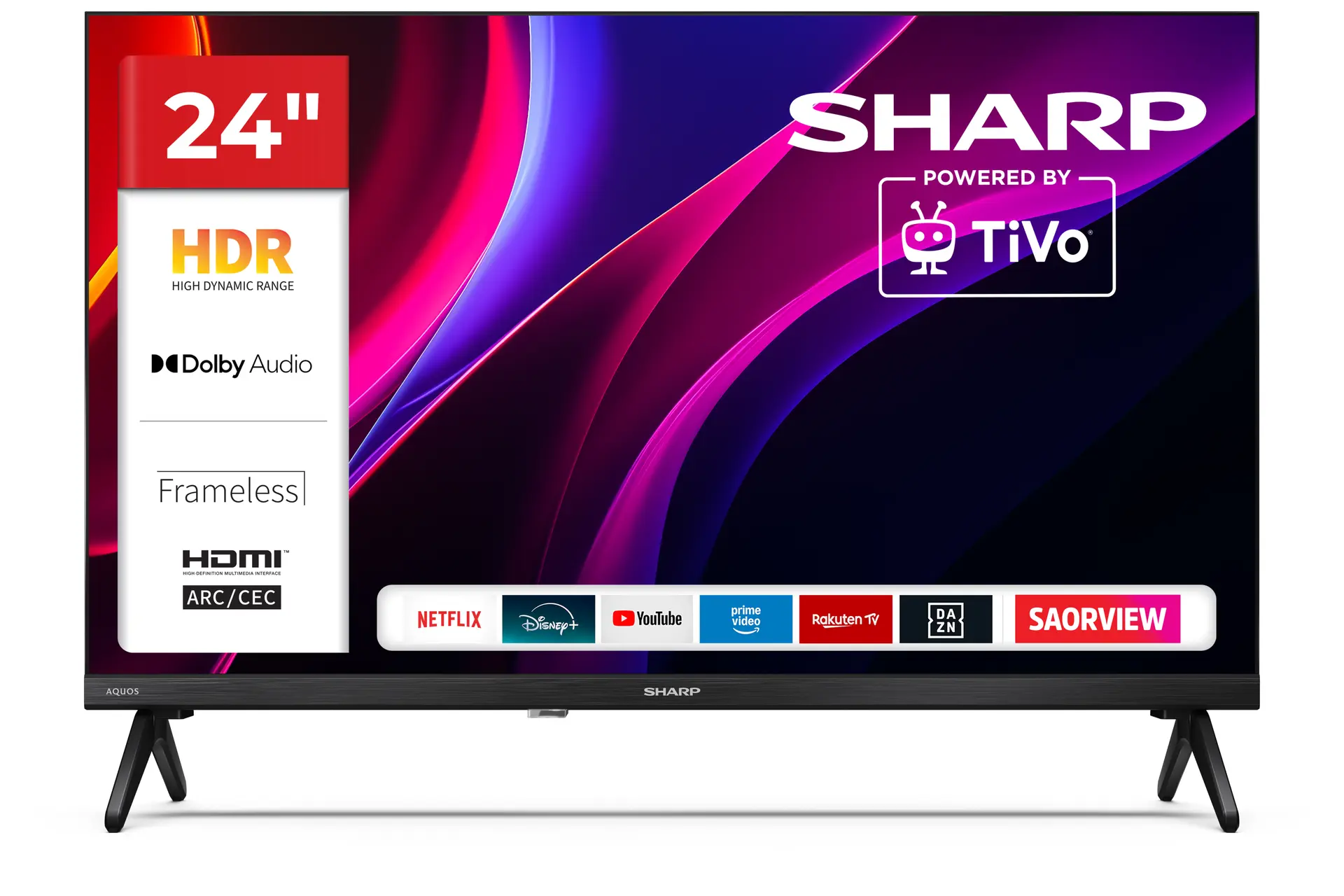 Sharp 24HE2245I television, official exact-model product image.