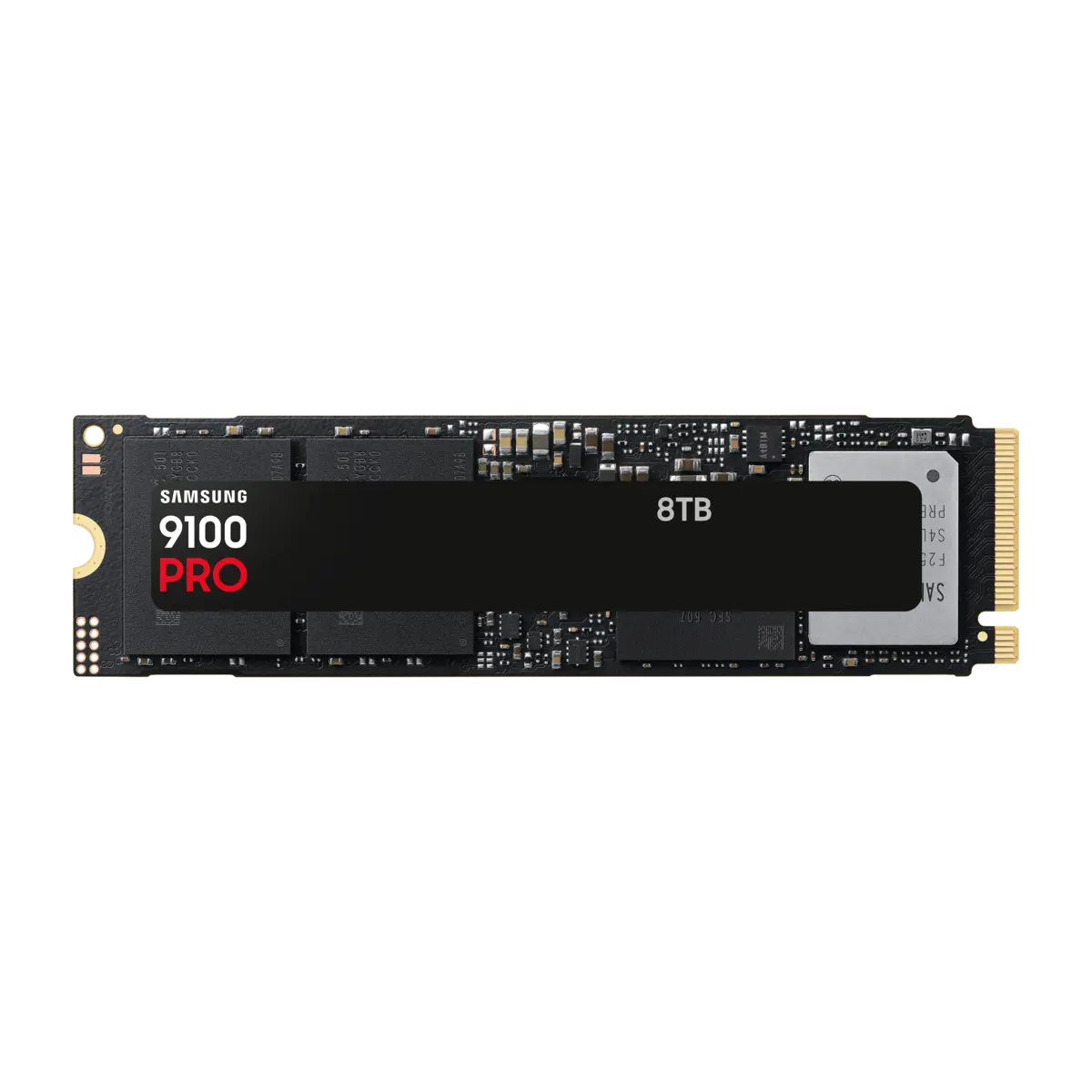 9100 PRO, PCIe 5.0, NVMe M.2 SSD Front Black