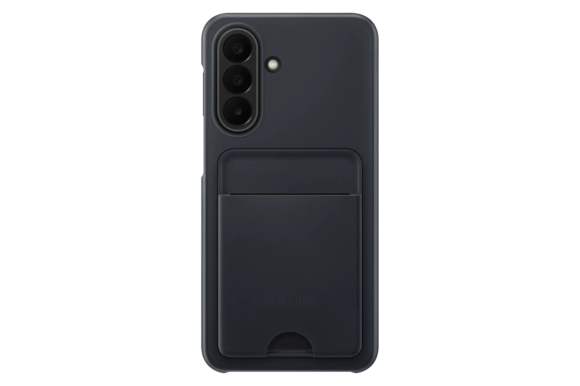 Card Slot Case for Galaxy A27 Front Black 