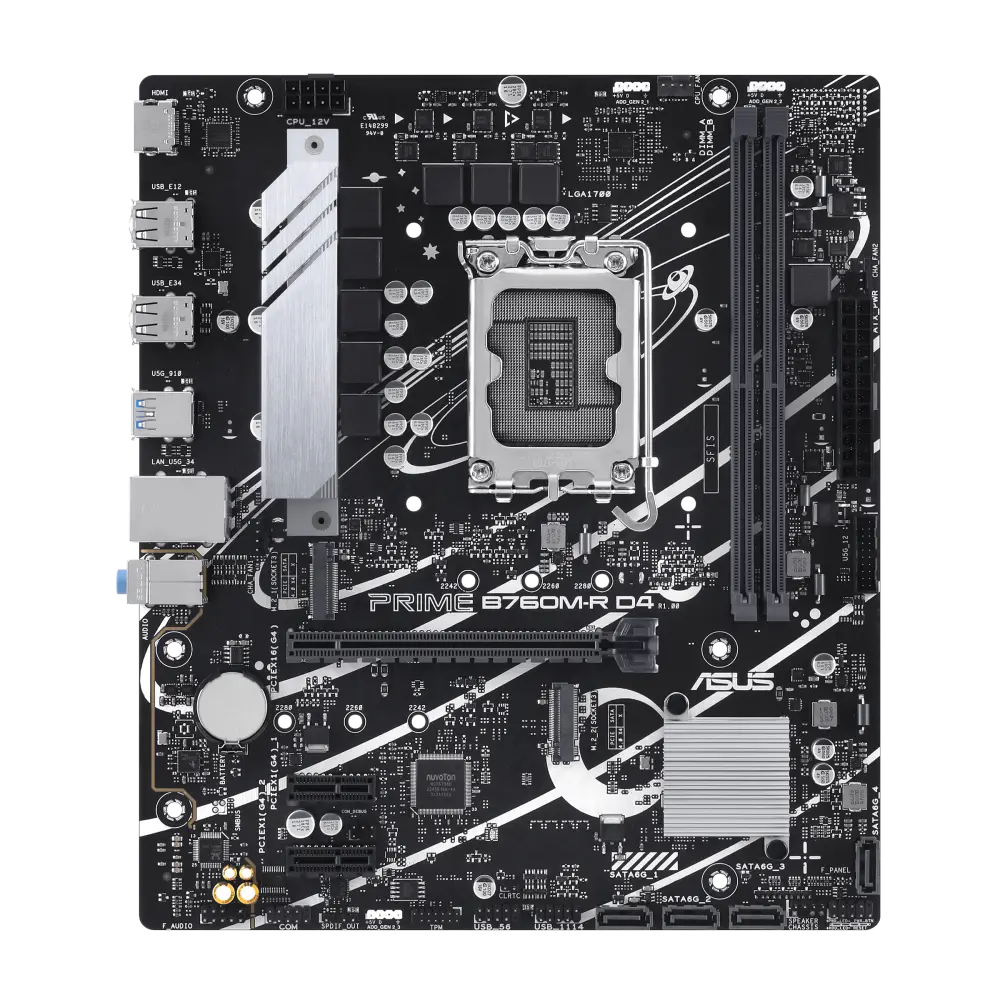 ASUS PRIME B760M-R D4 official product image