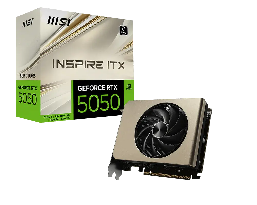 MSI GeForce RTX™ 5050 8G INSPIRE ITX — original manufacturer model image