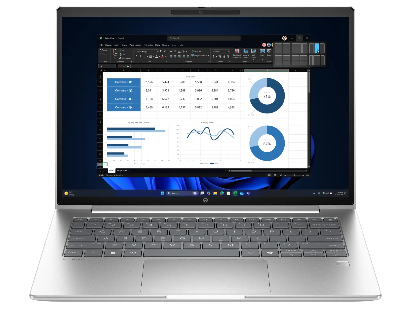 HP ProBook 4 G1ah 14 inch Notebook PC Wolf Pro Security Edition official product image