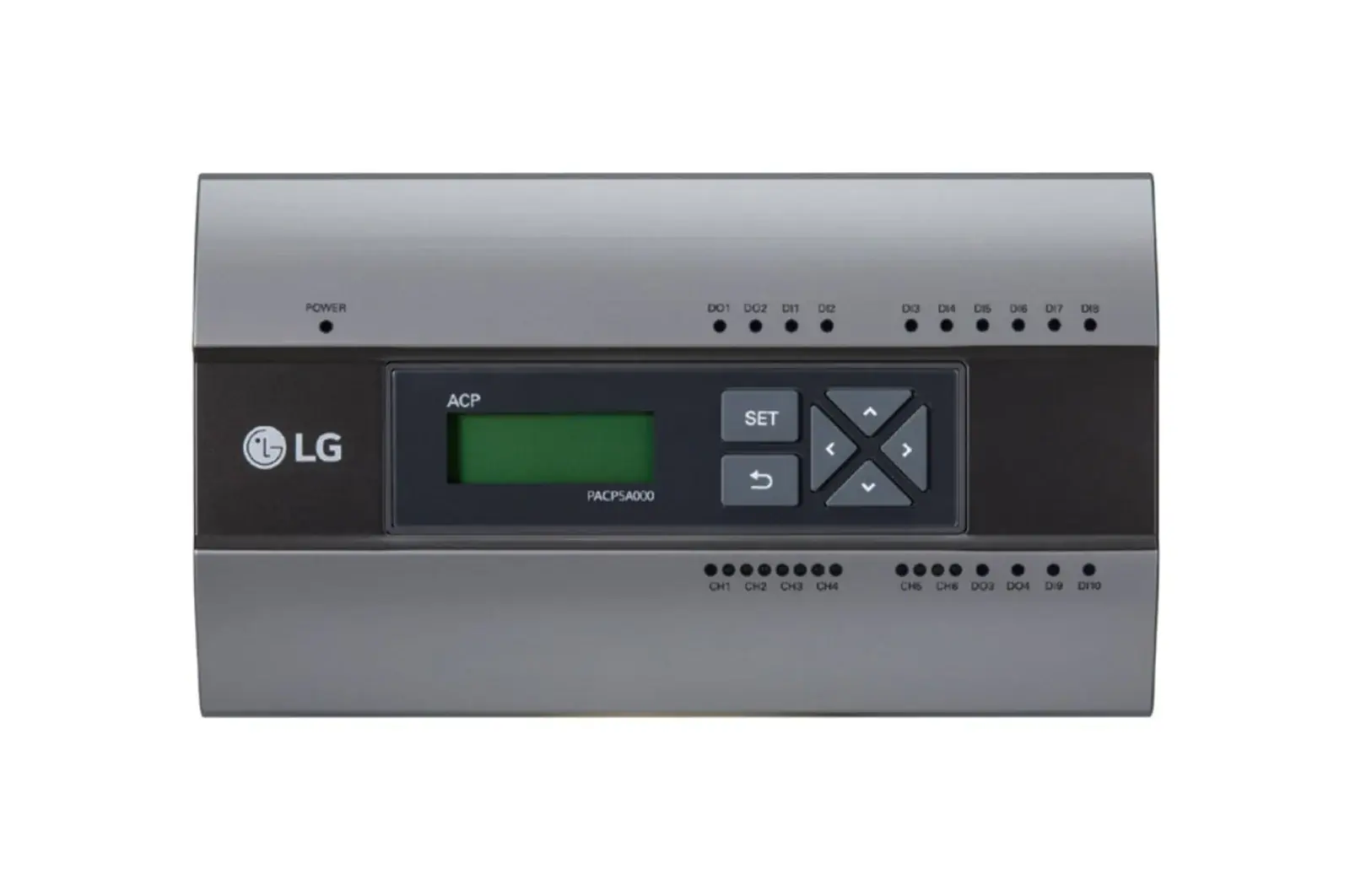 Front view of Central Controller, ACP, Mobile Web Access / BACnet Gateway PACP5A000