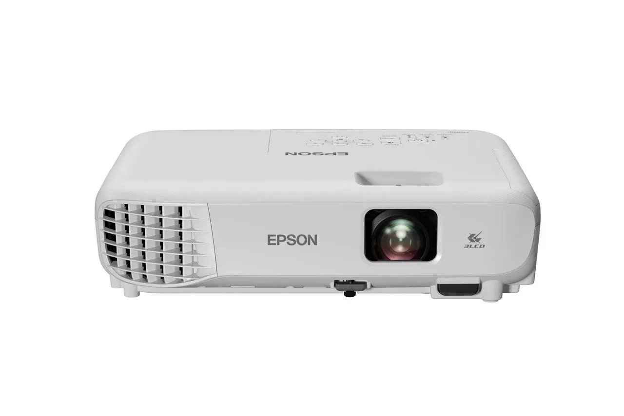 Epson EB-W53 WXGA lamp projector, 2x HDMI ports, 4,000 lumens, up to 375 inches large display — exact V11HB57040 manufacturer product image