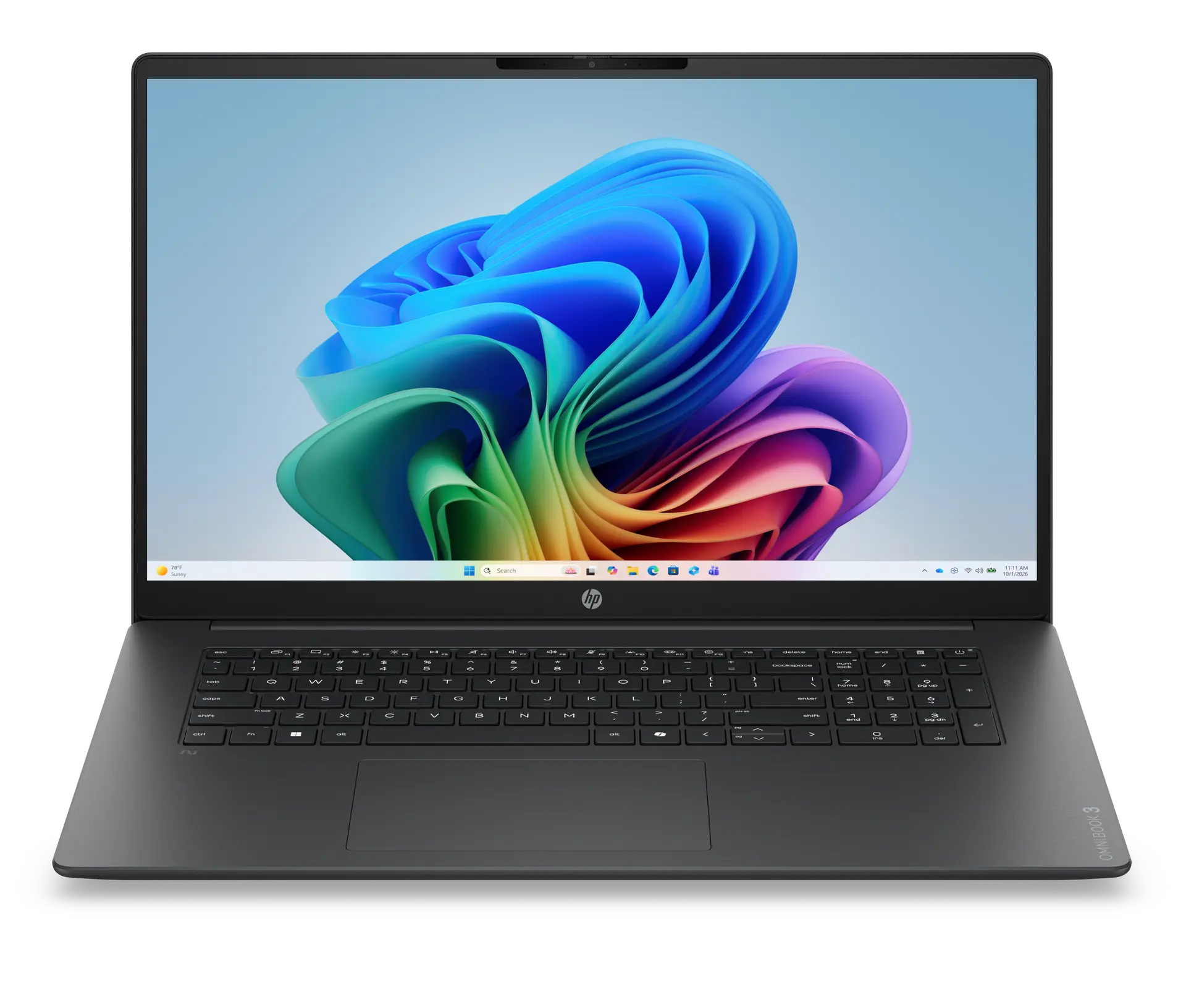 HP OmniBook 3 Laptop AI 17-dg0012nax official product image