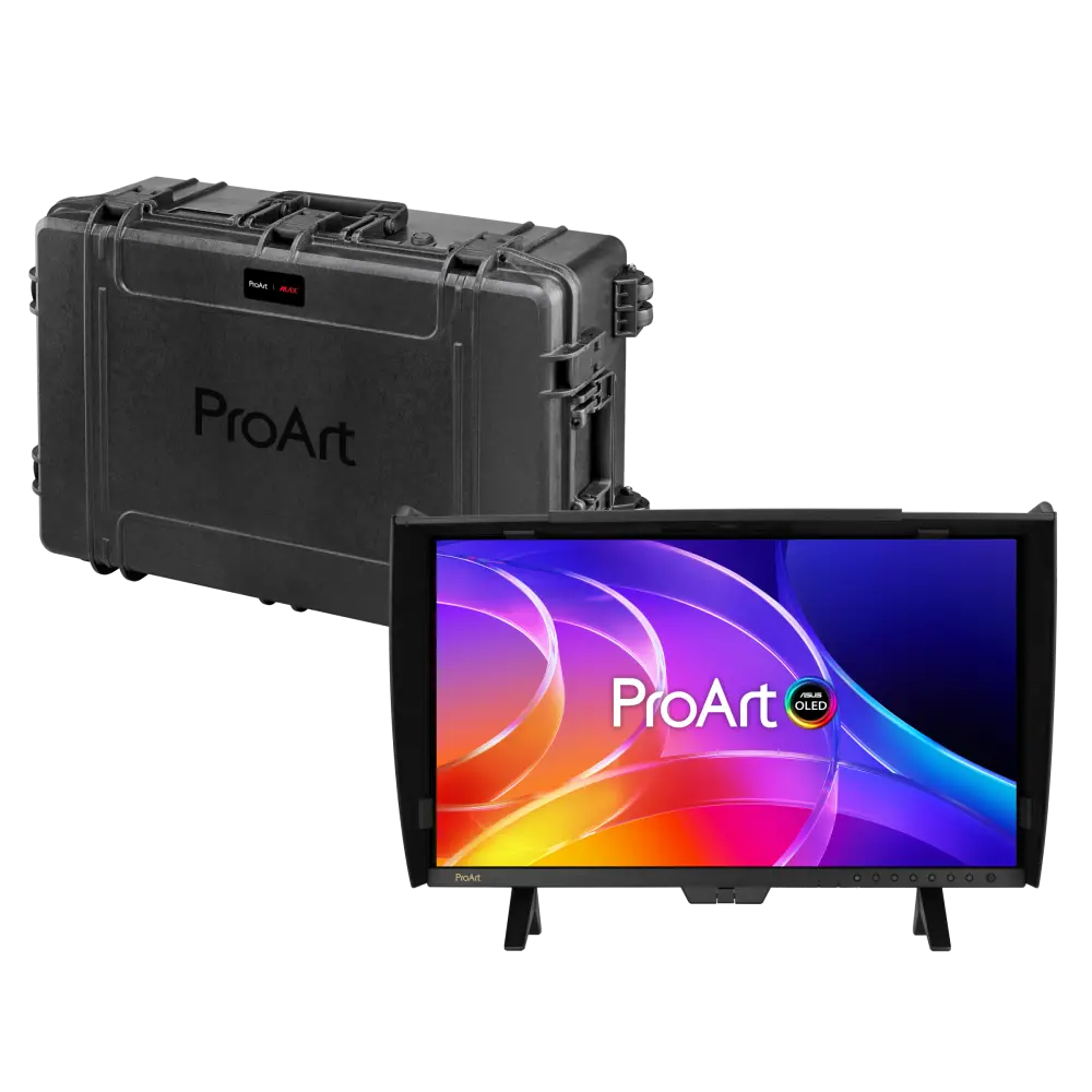 ASUS ProArt Display OLED PA27USD MAX Rugged Case Edition official product image