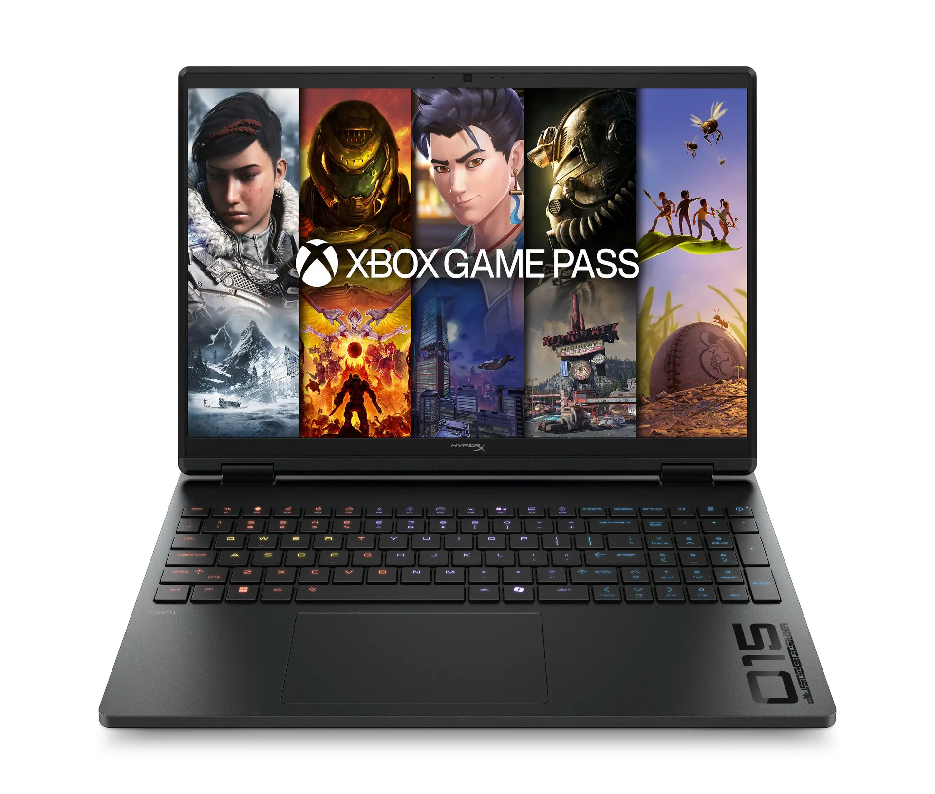 HP HyperX OMEN 15 inch Gaming Laptop PC 15-ga0003na official product image