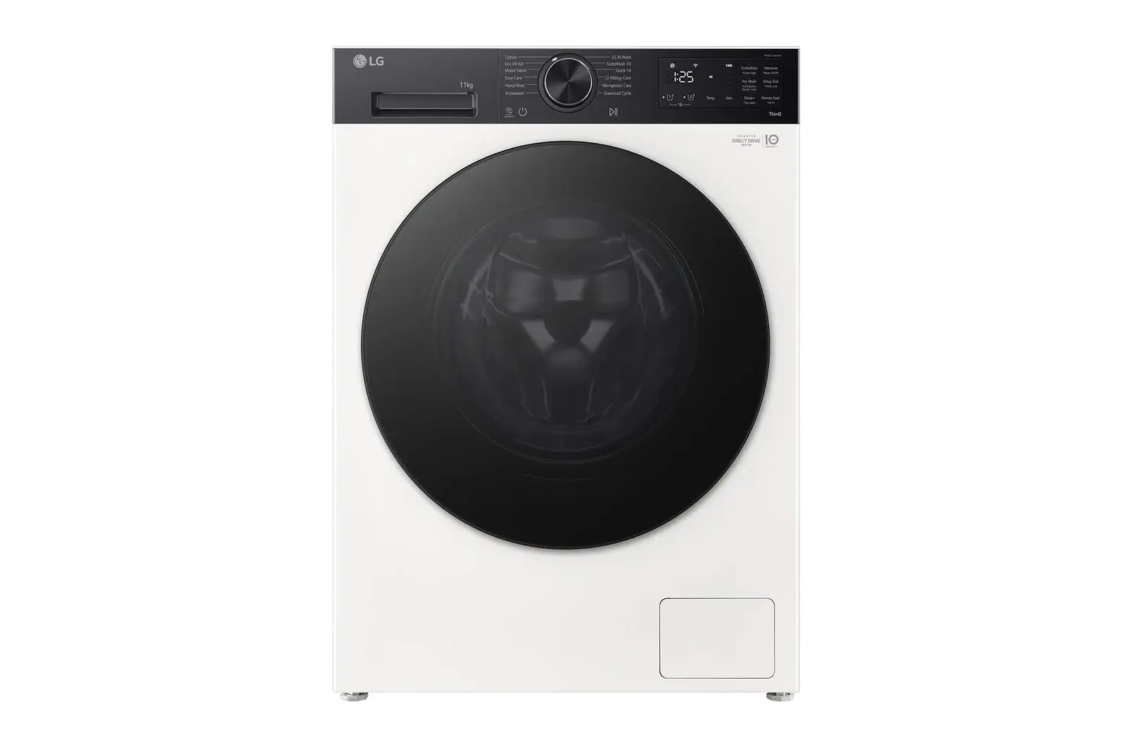 Front view of 11kg AI Direct Drive Washing Machine Series 5, White F4X5511THB