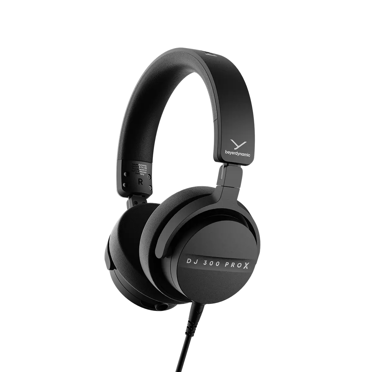 beyerdynamic DJ 300 PRO X closed-back DJ headphones with on-ear pads, three-quarter view